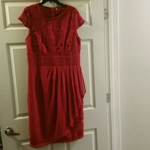 New Hot Red Dress XL